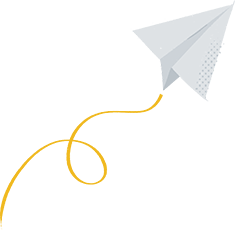 Illustration of paper airplane