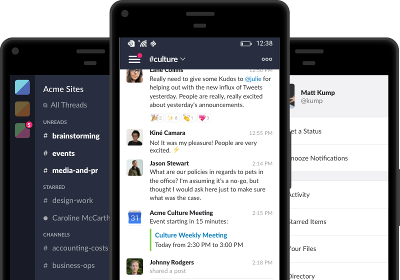 Windows Phone S Slack Screenshot Of The Slack