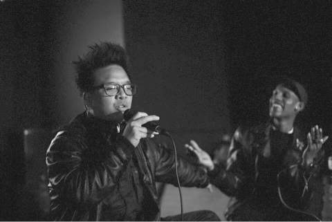 Candido and DATU performing in 2015